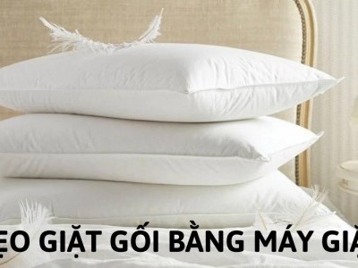 HƯỚNG DẪN GIẶT GỐI BẰNG MÁY GIẶT CÔNG NGHIỆP