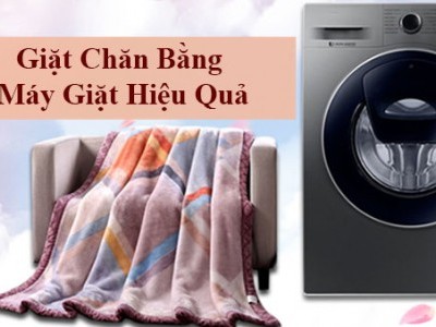 Quy trình giặt chăn bằng máy giặt công nghiệp