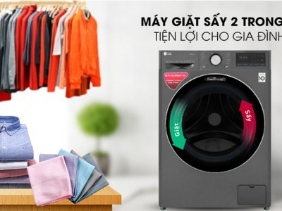 Có nên mua máy giặt sấy kết hợp?