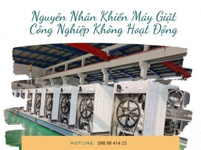 Khắc phục sự cố khiến máy giặt công nghiệp không hoạt động