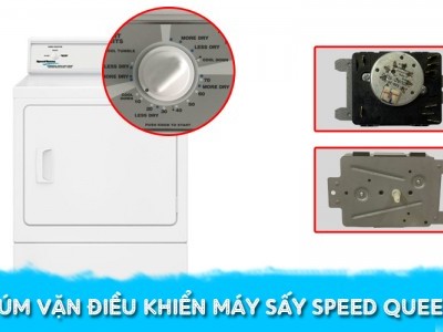 Sửa chữa] Núm vặn điều khiển máy sấy Speed Queen 15kg bị hỏng